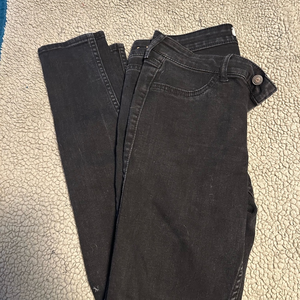 Black OG Hollister 7R Women's Skinny Jeans